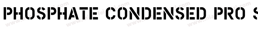 Phosphate Condensed Pro Solid字体转换